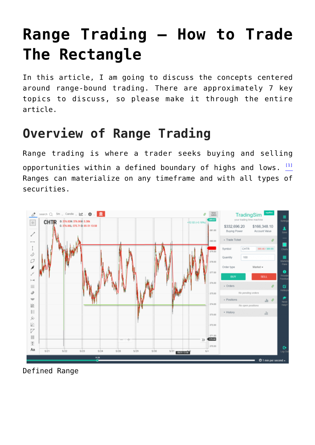 Range Trading &#8211