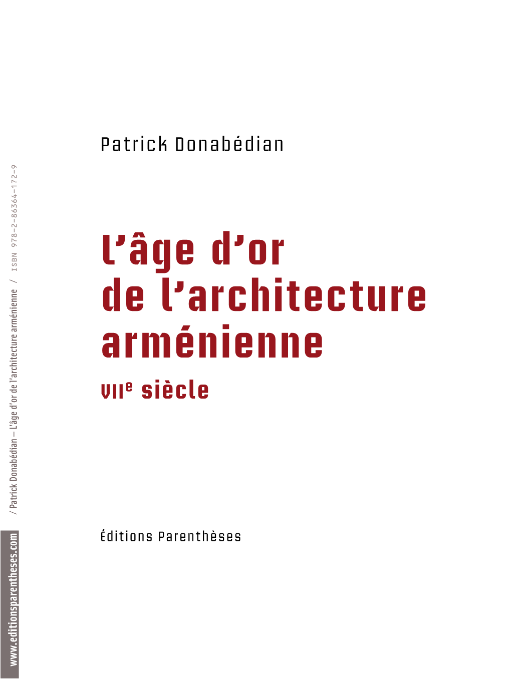 L'âge D'or De L'archi Tecture Arménienne