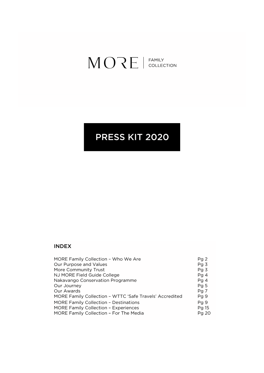 Press Kit 2020