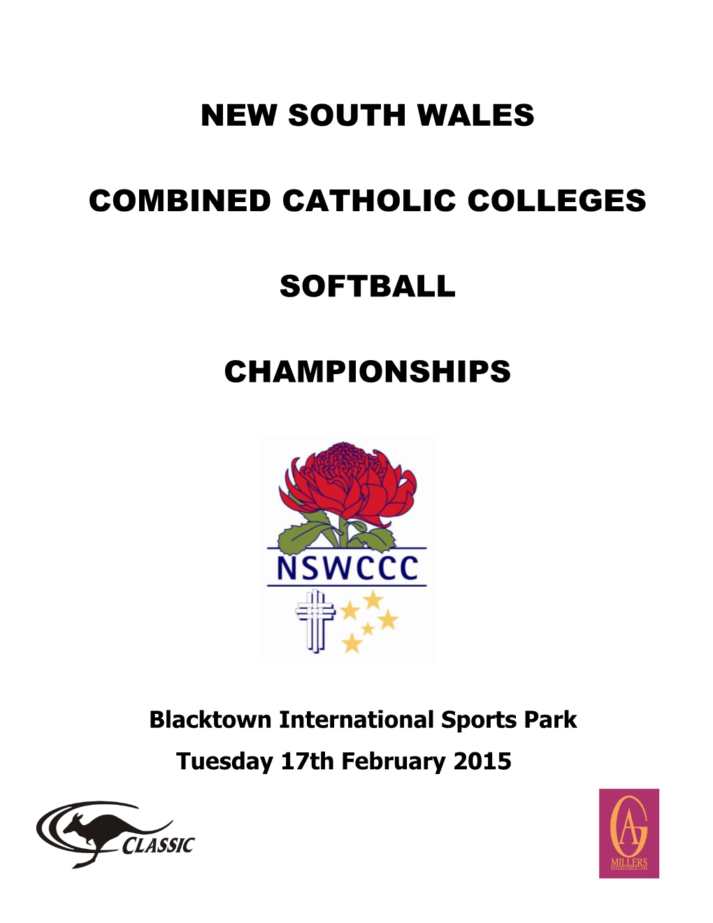 New South Wales Combined Catholic Colleges Softball