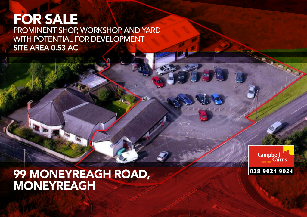 For Sale Prominent Shop, Workshop and Yard with Potential for Development Site Area 0.53 Ac