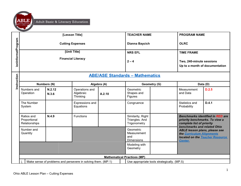 Program Information