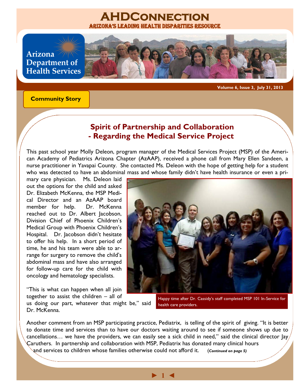 Ahdconnection Arizona’S Leading Health Disparities Resource