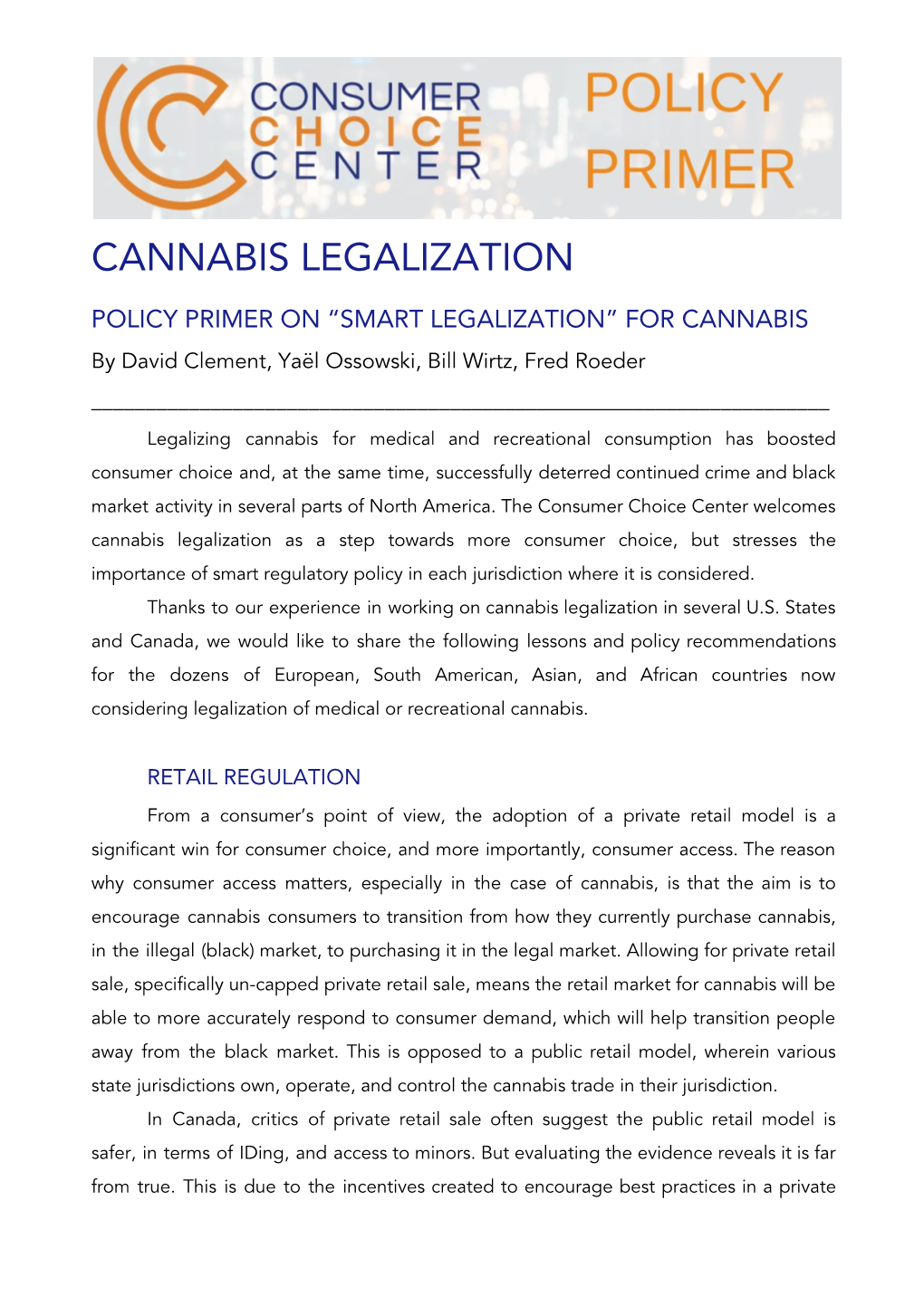 Cannabis Legalization