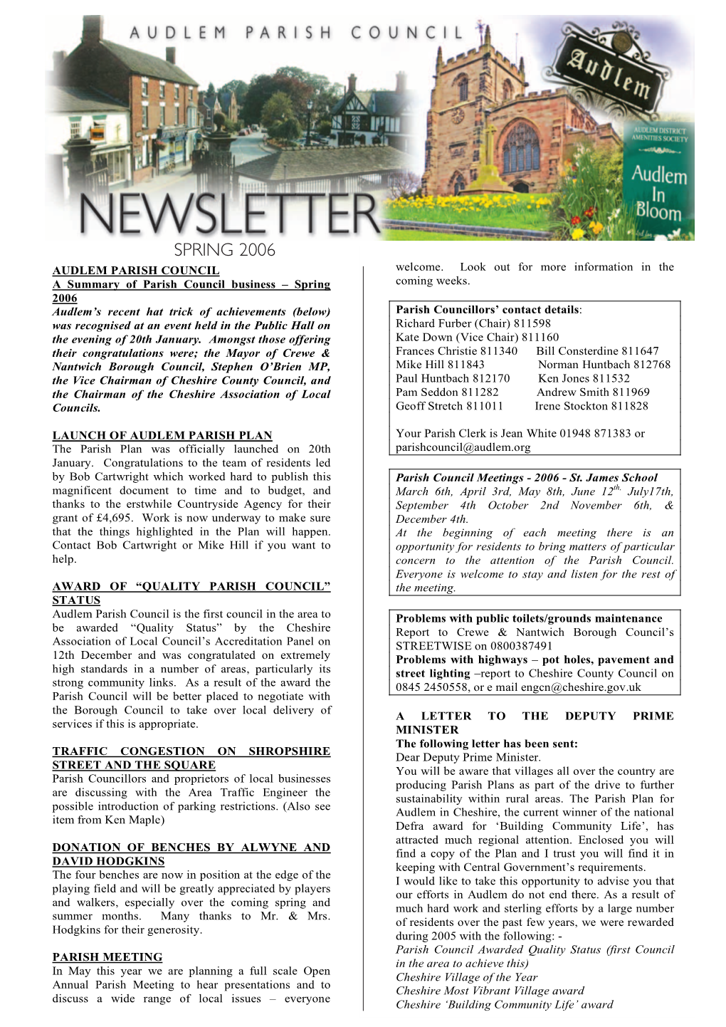 Newsletter Spring 2006