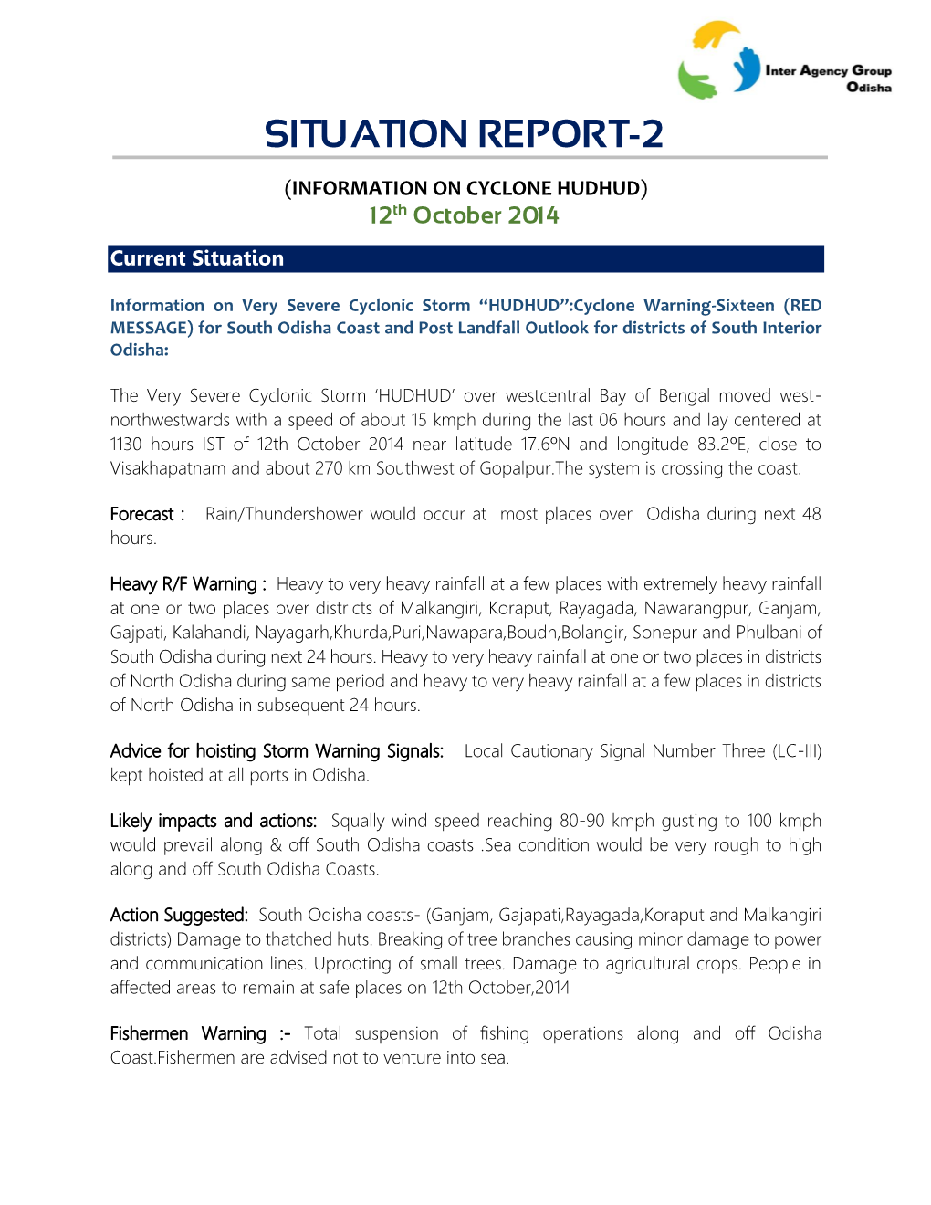 Situation Report-2