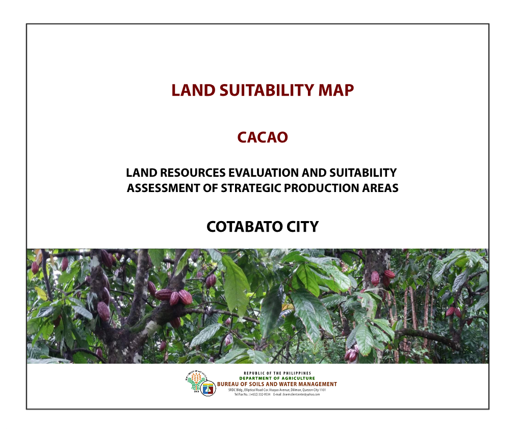 Land Resources Evaluation and Suitability Assessment of Strategic Production Areas