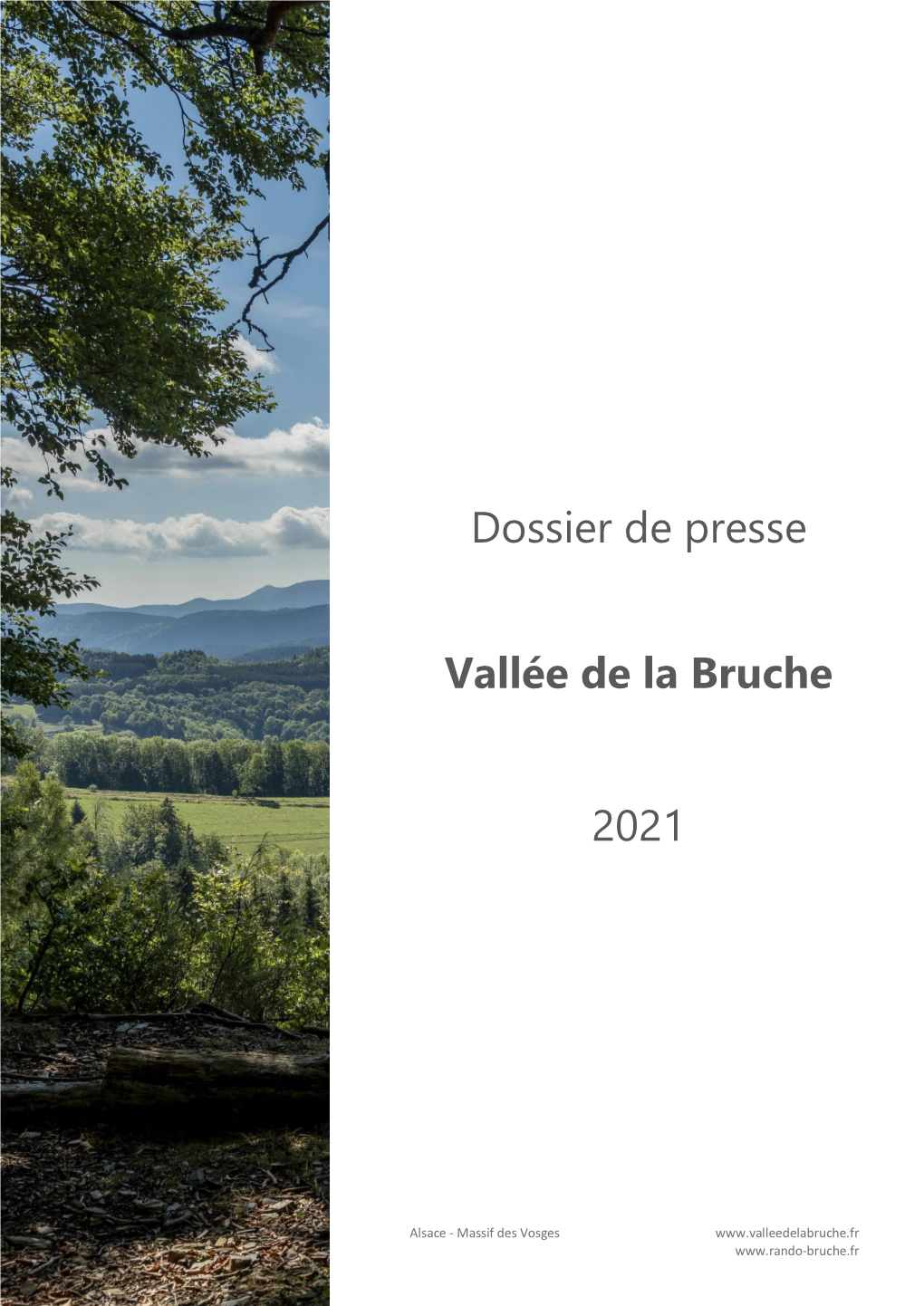 Dossier De Presse Vallée De La Bruche 2021