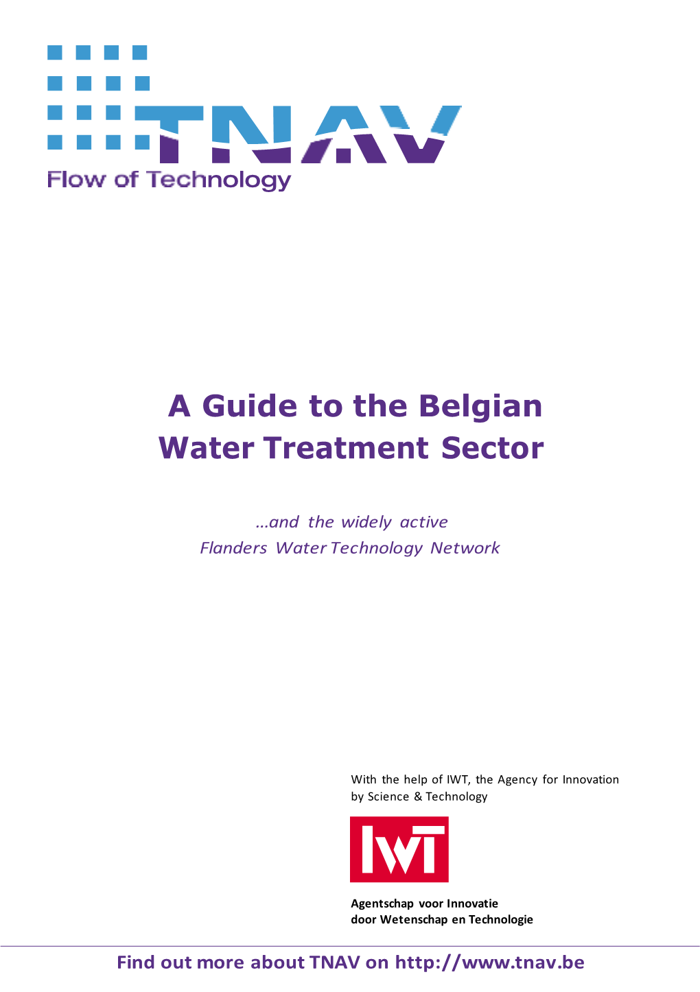 A Guide to the Belgian Water Treatment Sector
