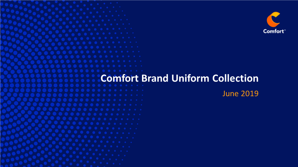 Comfort Brand Uniform Collection June 2019 Comfort Approved Uniform Collection