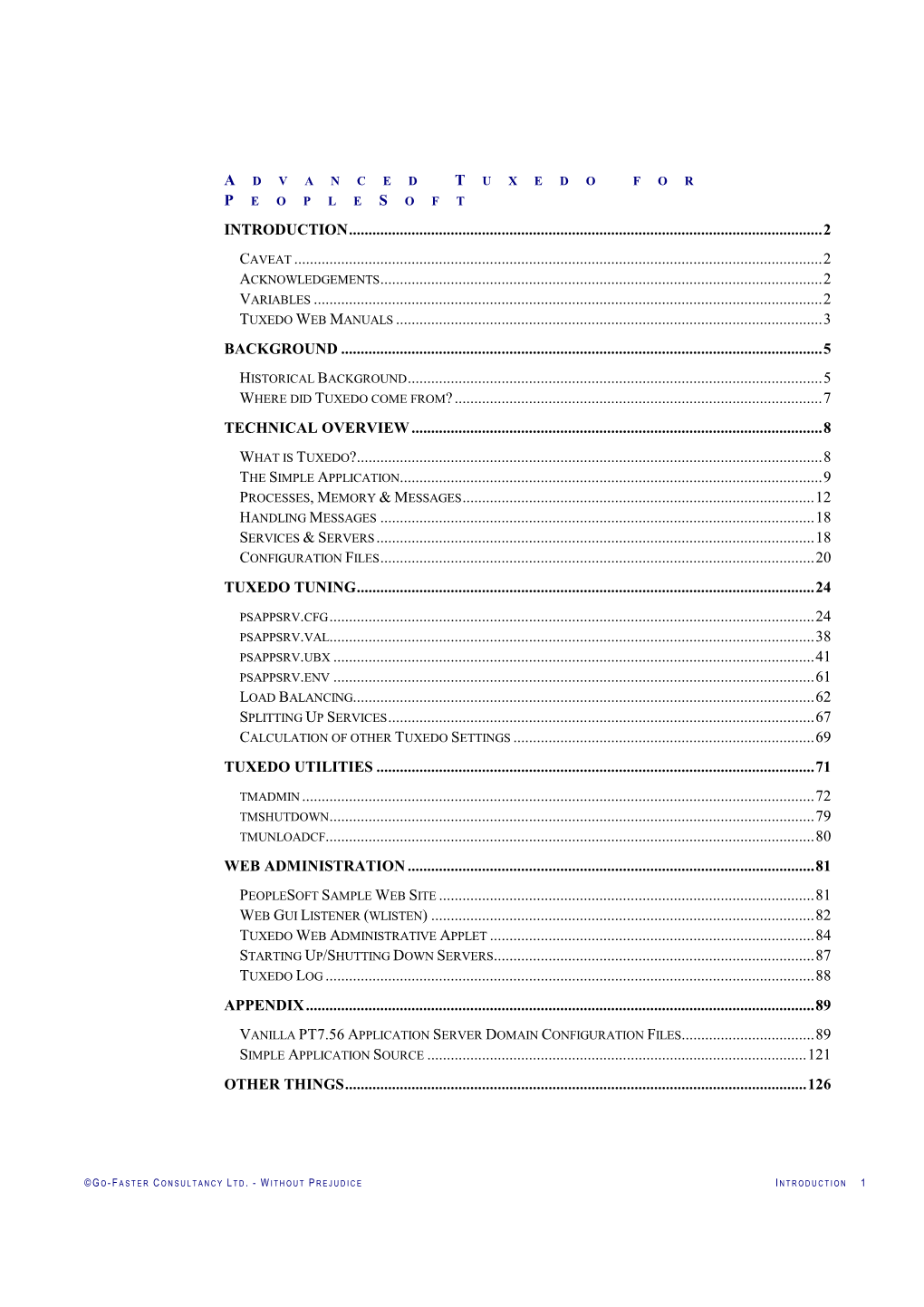 Advanced Tuxedo for Peoplesoft