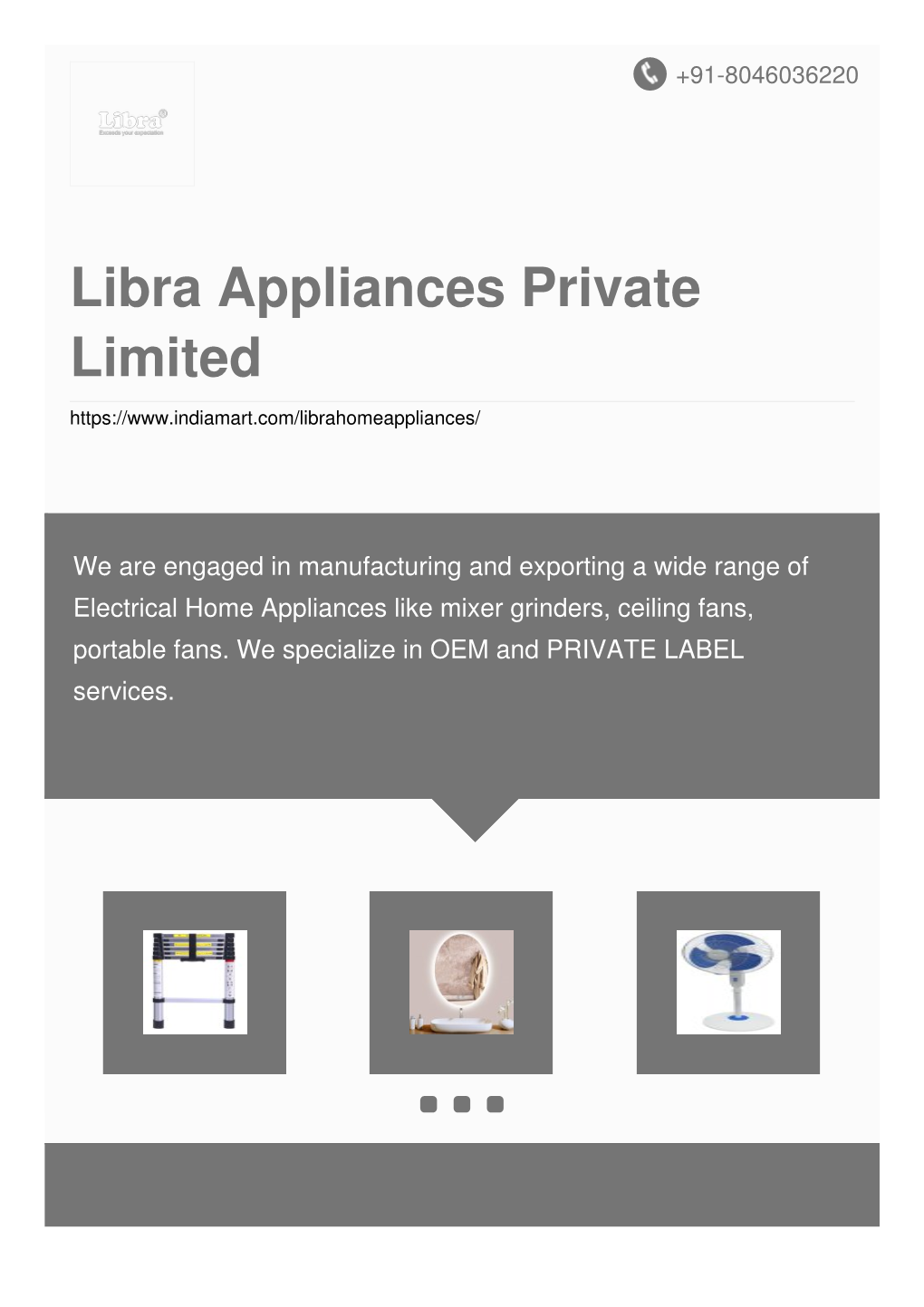Libra Appliances Private Limited