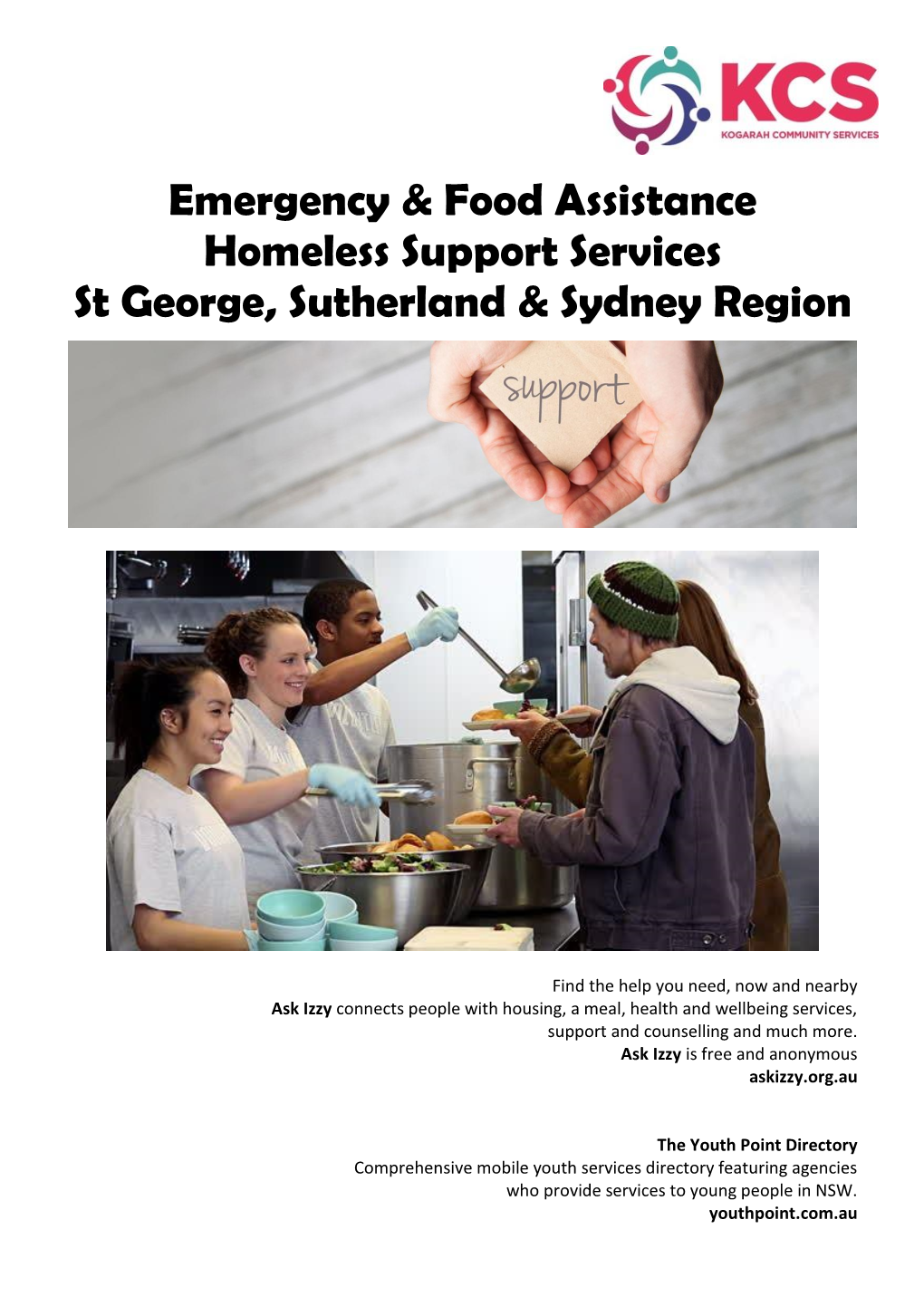 Emergency & Food Assistance Homeless Support Services St