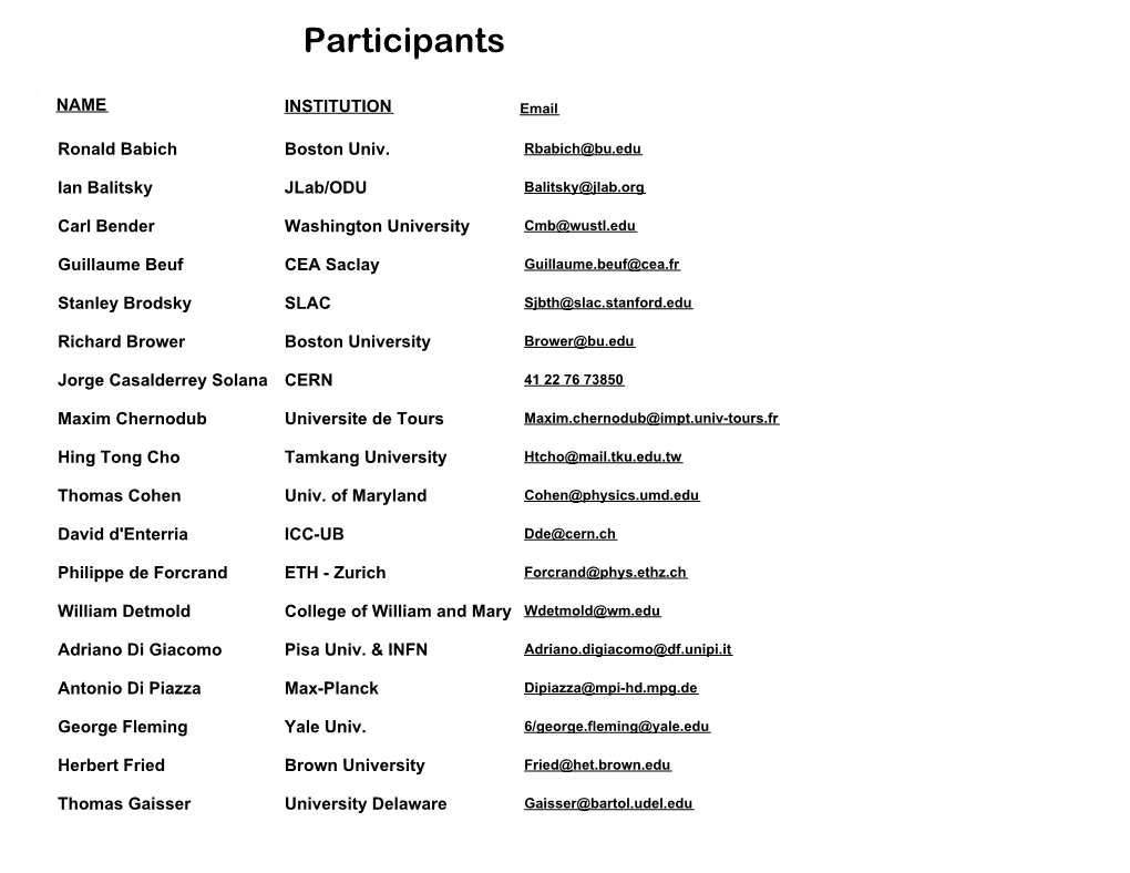 Participants