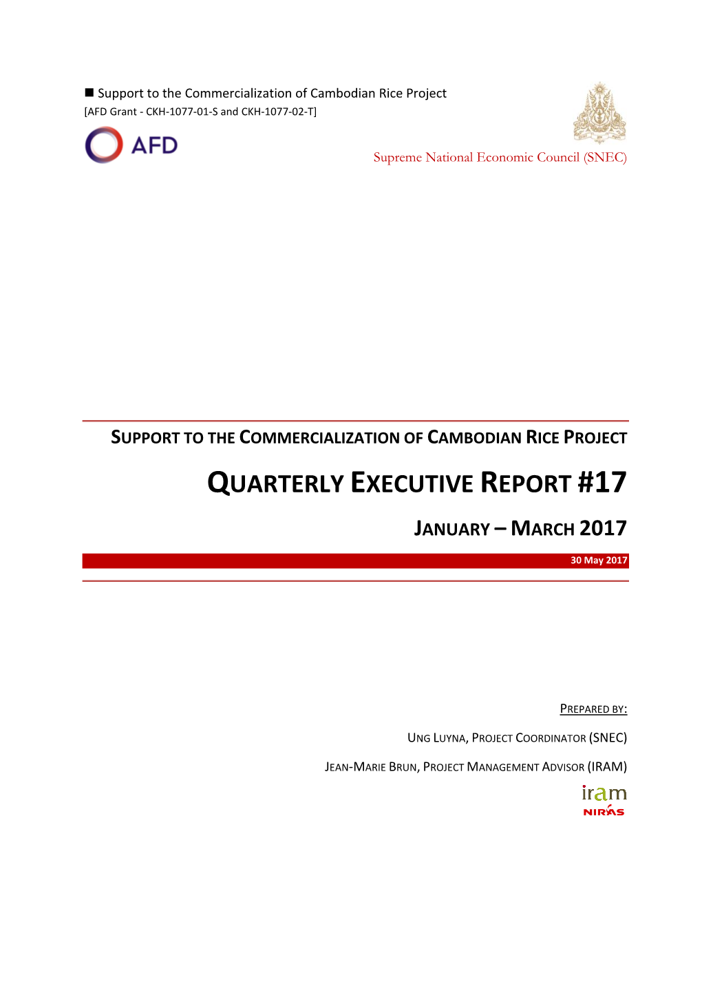 Quarterly Executive Report #17