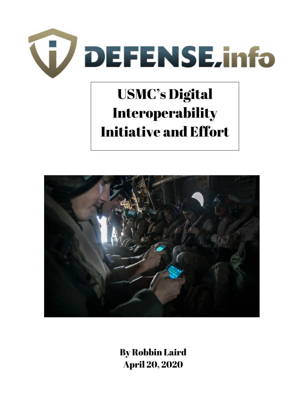 USMC Digital Interoperability Effort