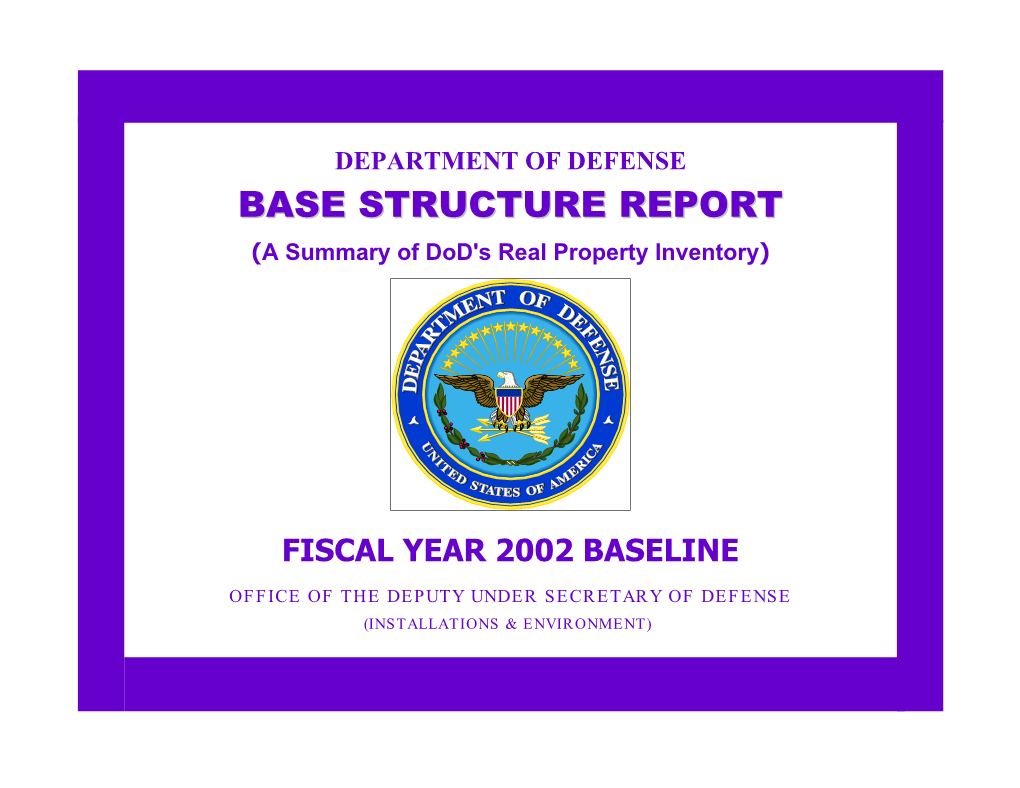 Base Structure Report