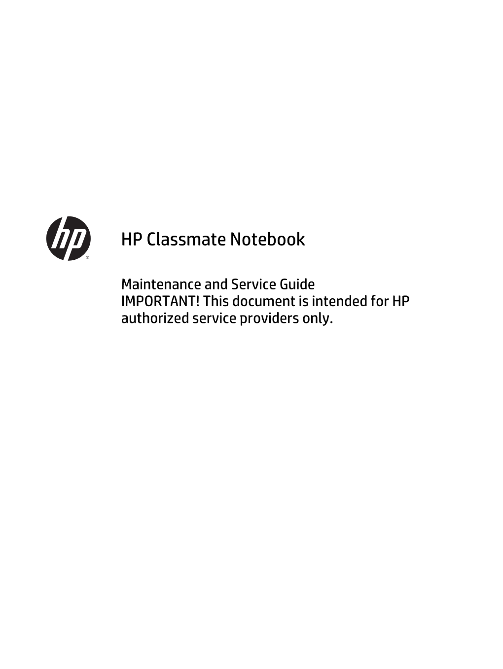 HP Classmate Notebook