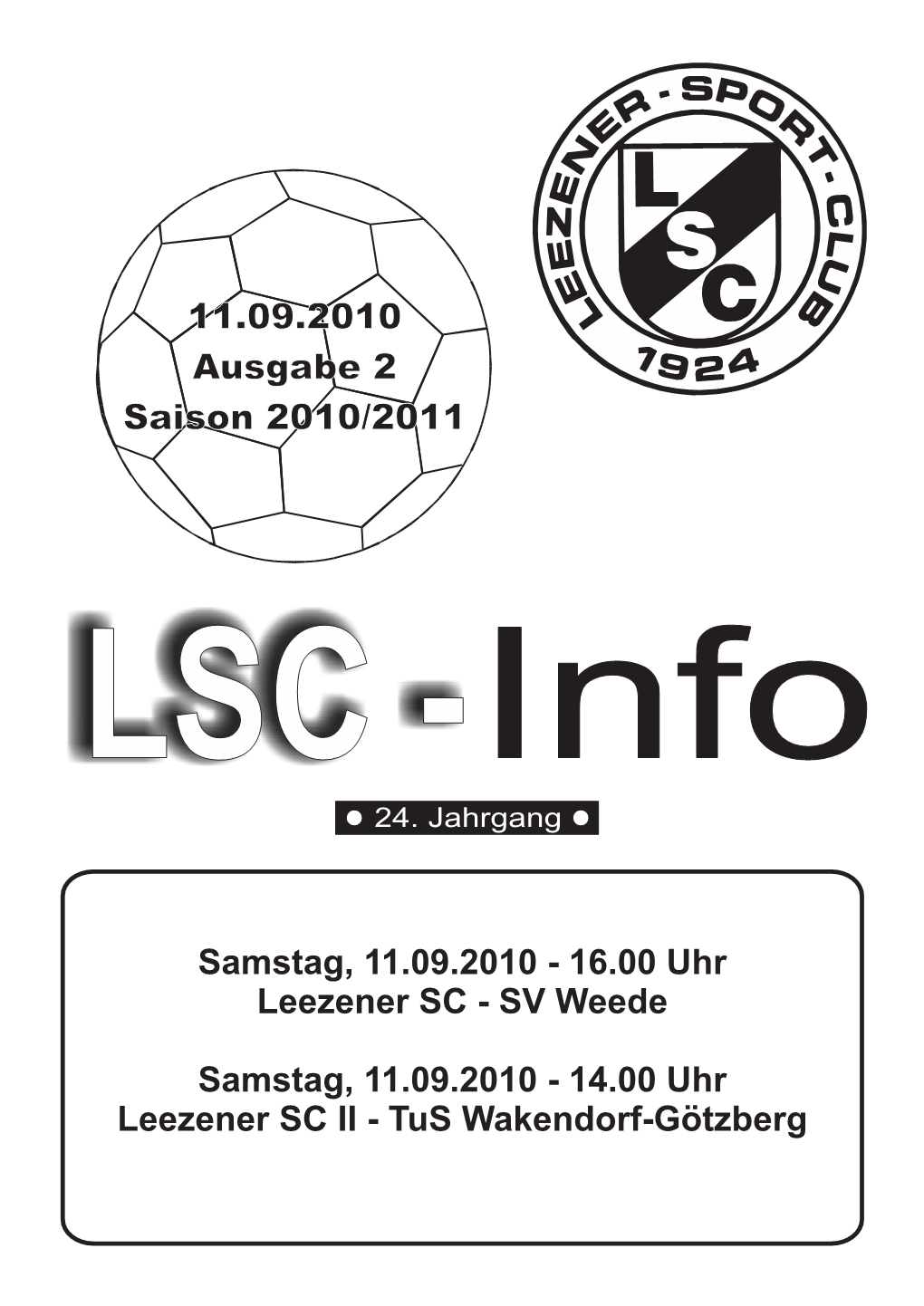 LSC INFO Nr. 2 Saison 2010/2011