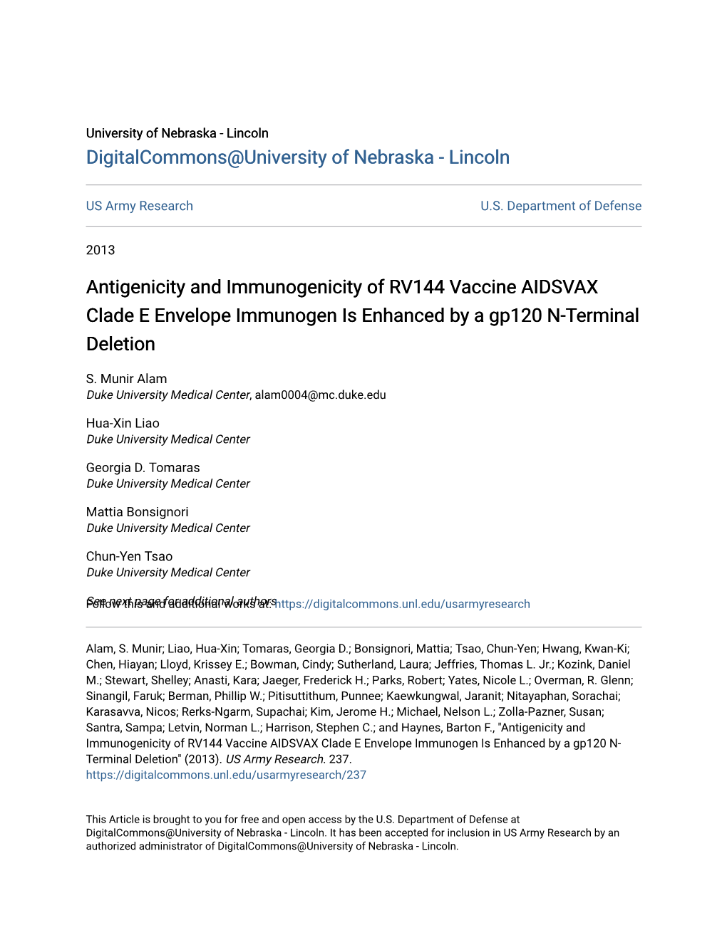 Antigenicity and Immunogenicity of RV144 Vaccine AIDSVAX Clade E Envelope Immunogen Is Enhanced by a Gp120 N-Terminal Deletion