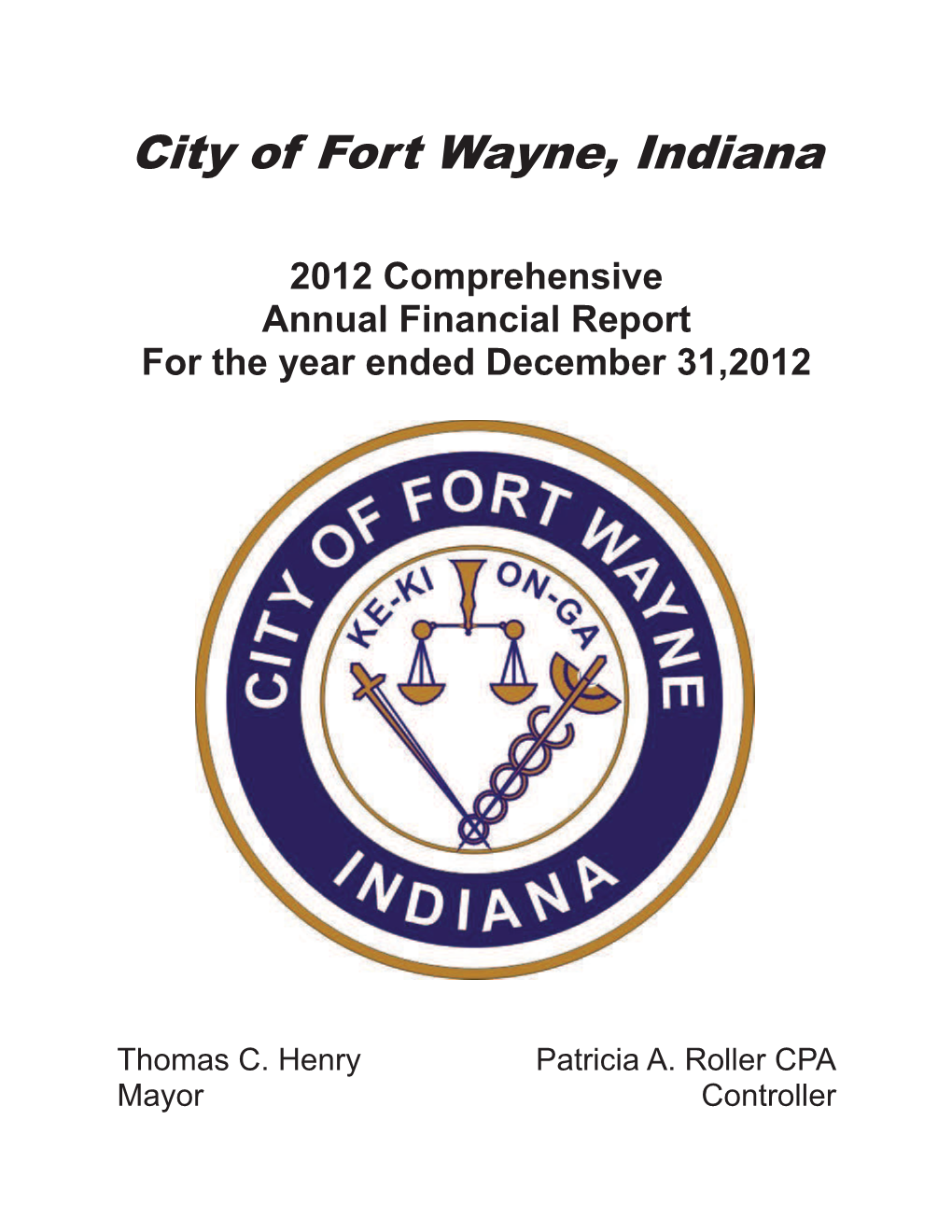 City of Fort Wayne, Indiana