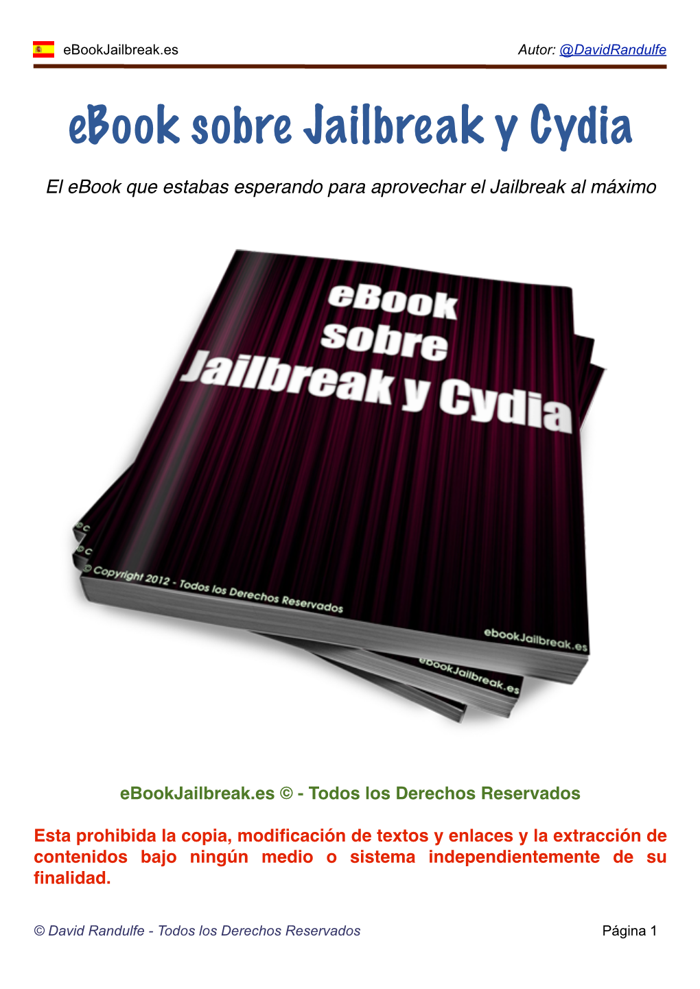 Ebook Sobre Jailbreak Y Cydia