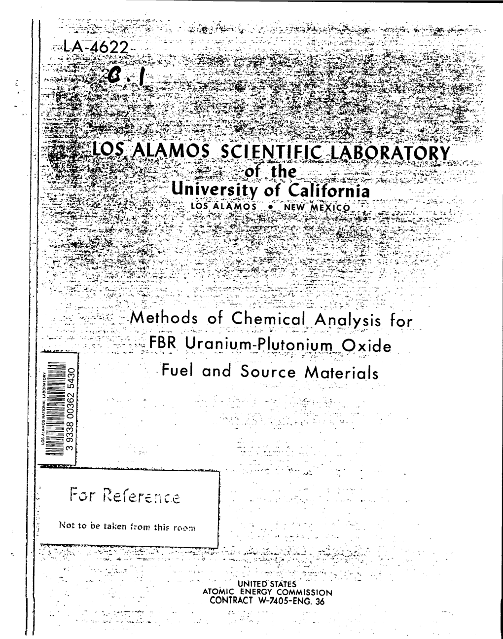 “-Methods of Chemical Analysis For