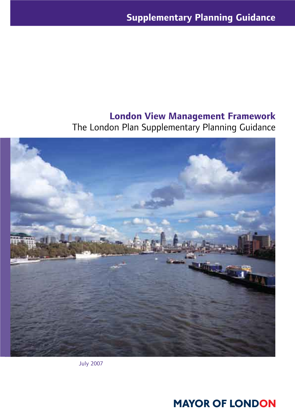 London View Management Framework SPG (2007)