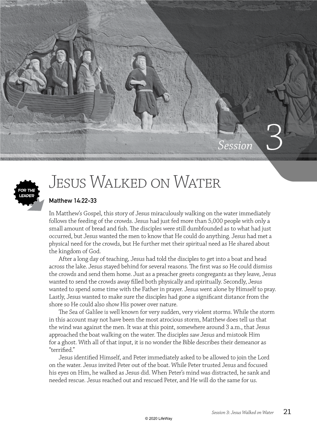 Jesus Walked on Water