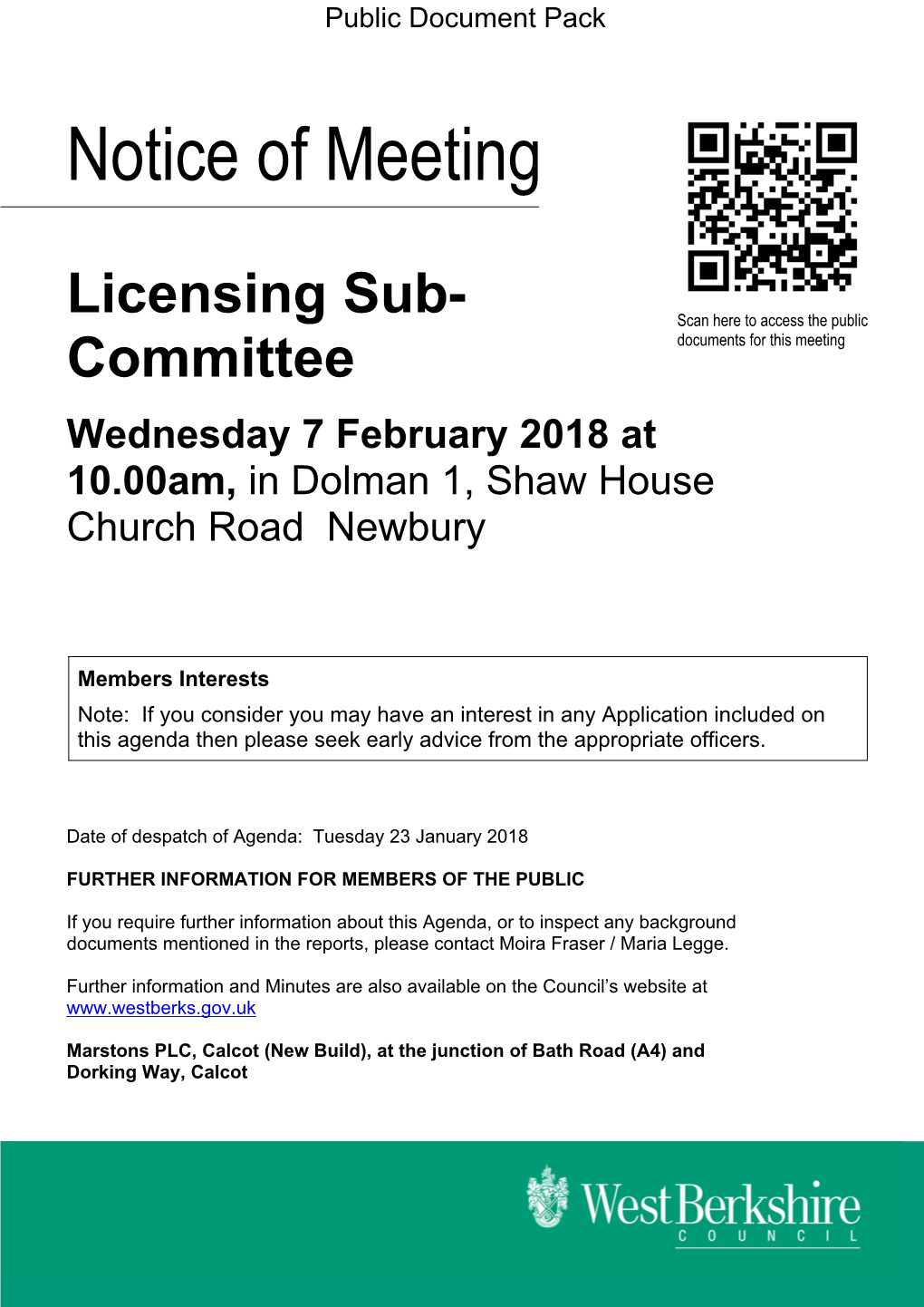 (Public Pack)Agenda Document for Licensing Sub-Committee, 07/02