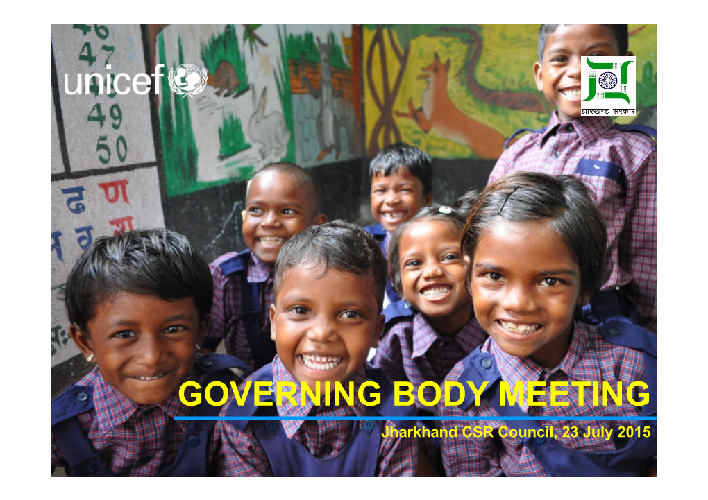 PPT 2Nd Governing Body Meeting Jharkhand CSR