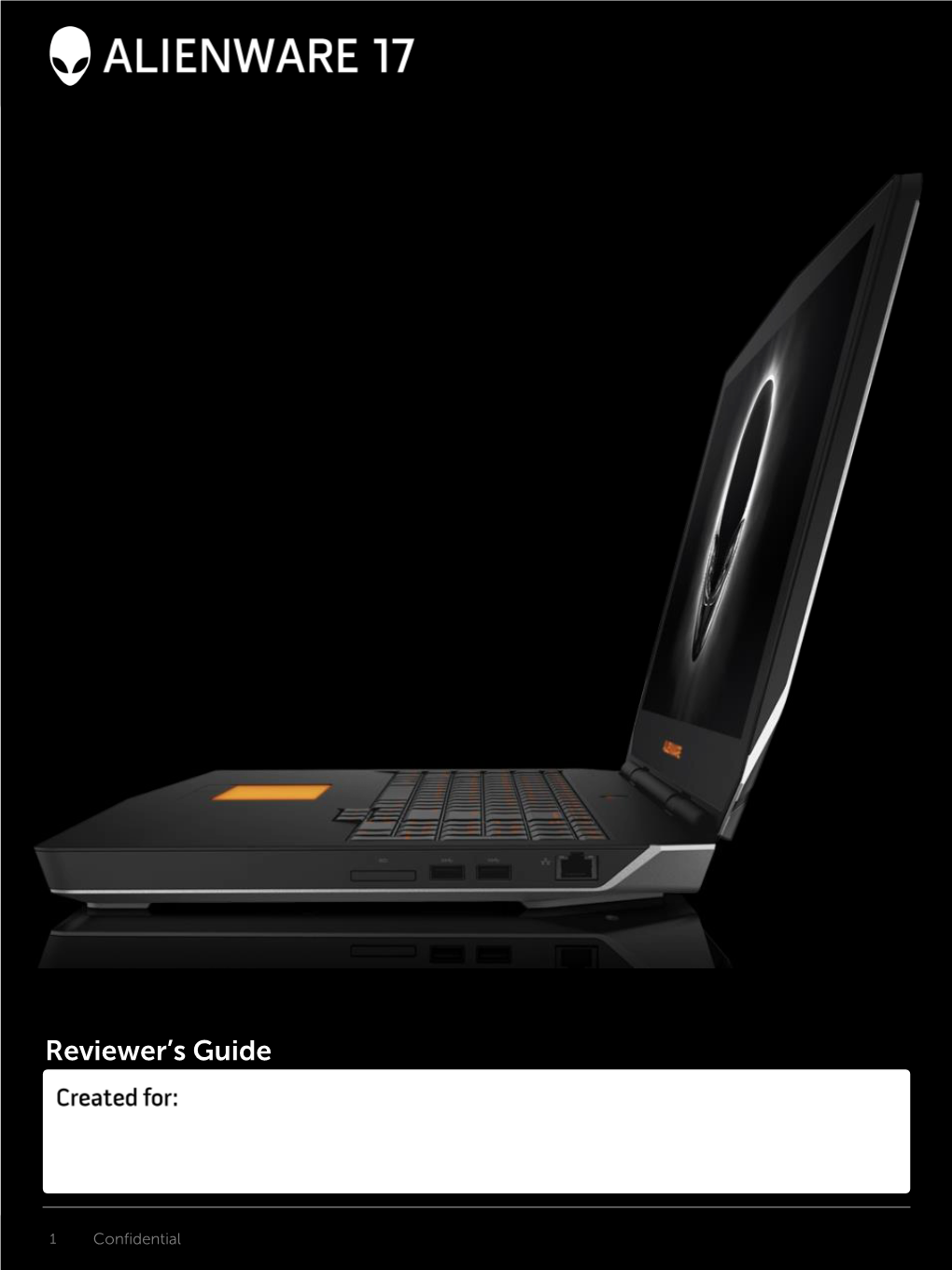 Alienware 17 Reviewers Guide