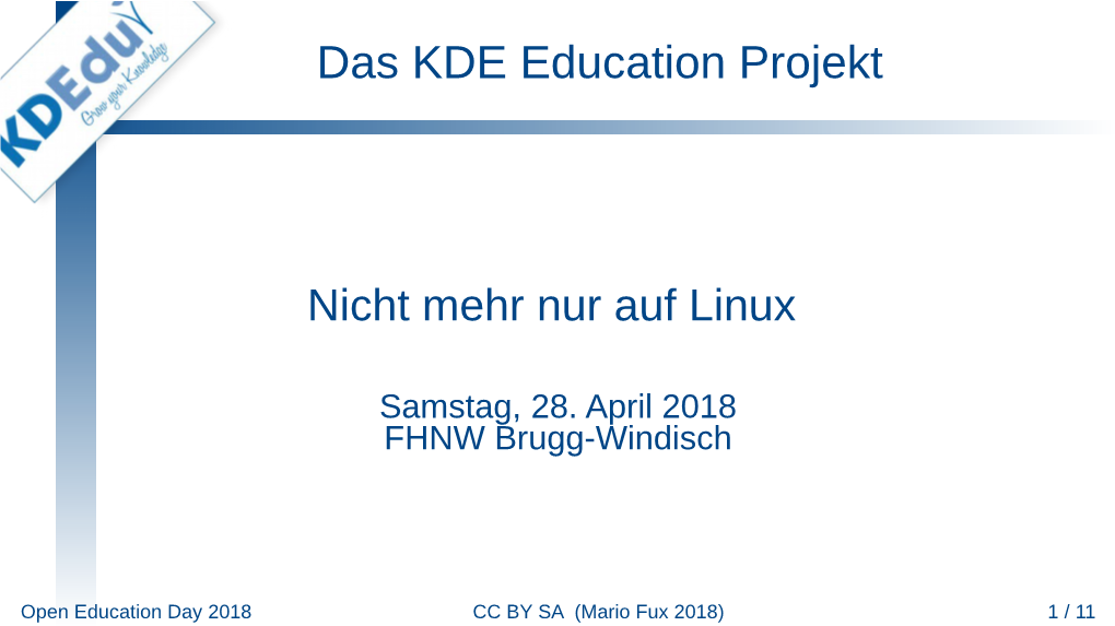 Das KDE Education Projekt