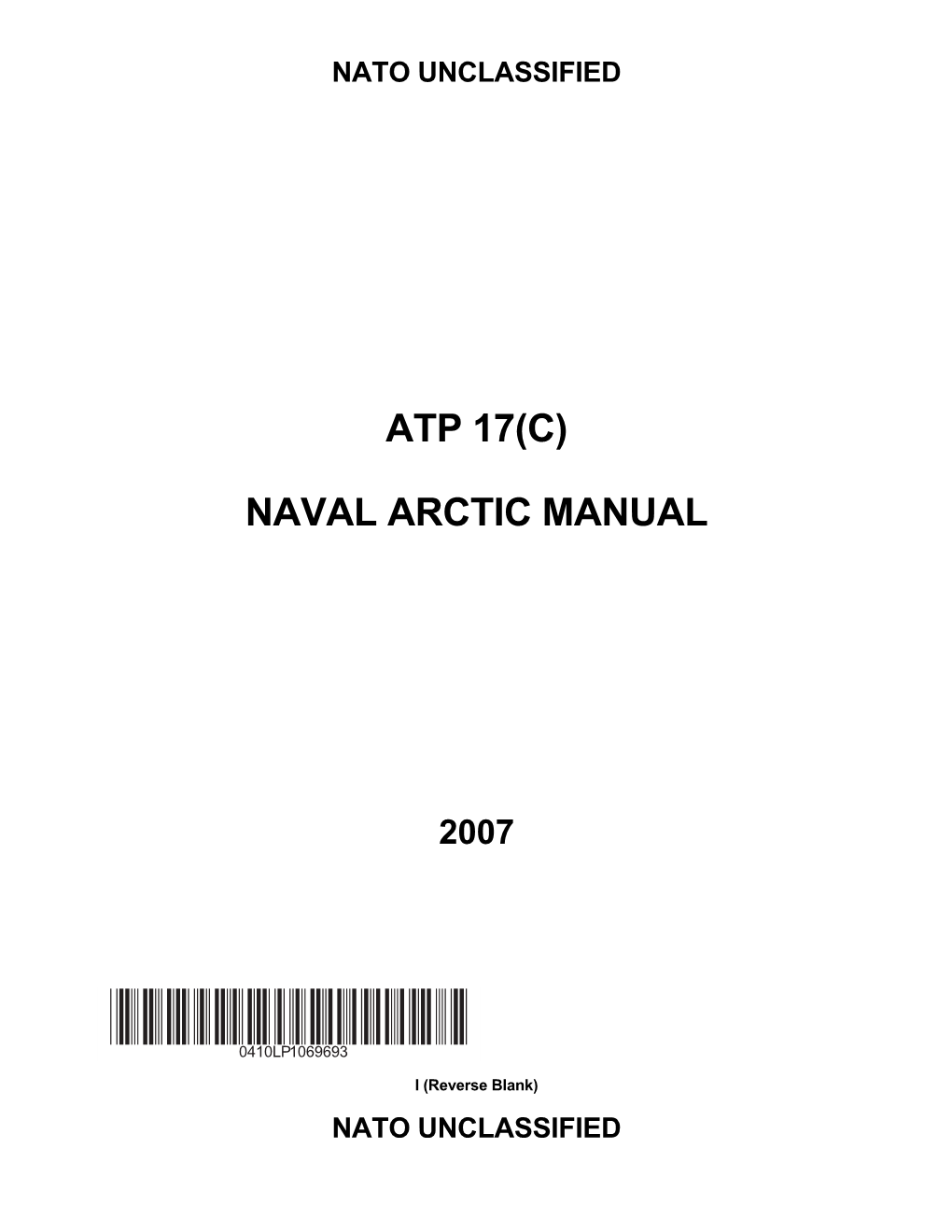 Naval Arctic Manual