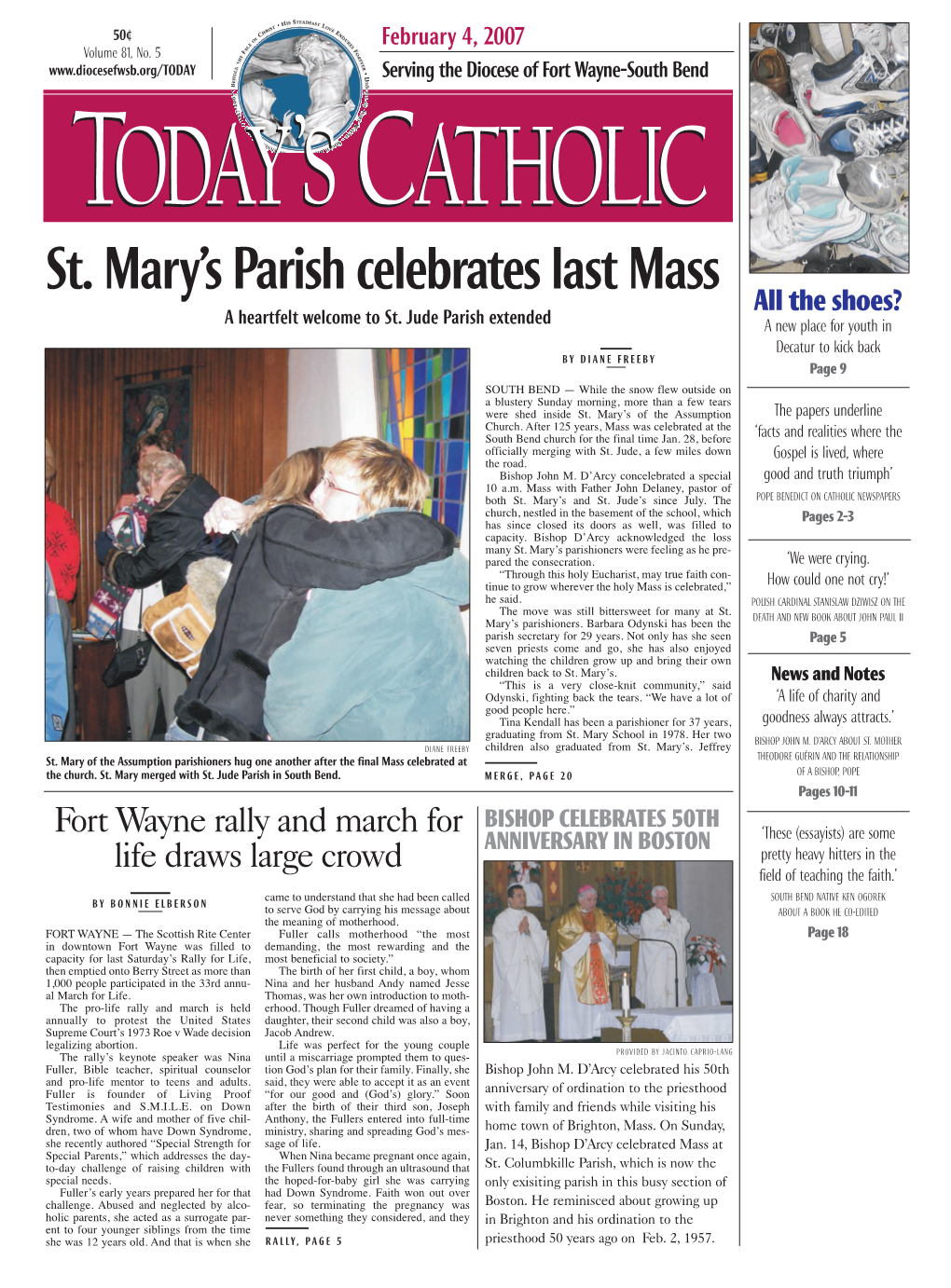 St. Mary's Parish Celebrates Last Mass