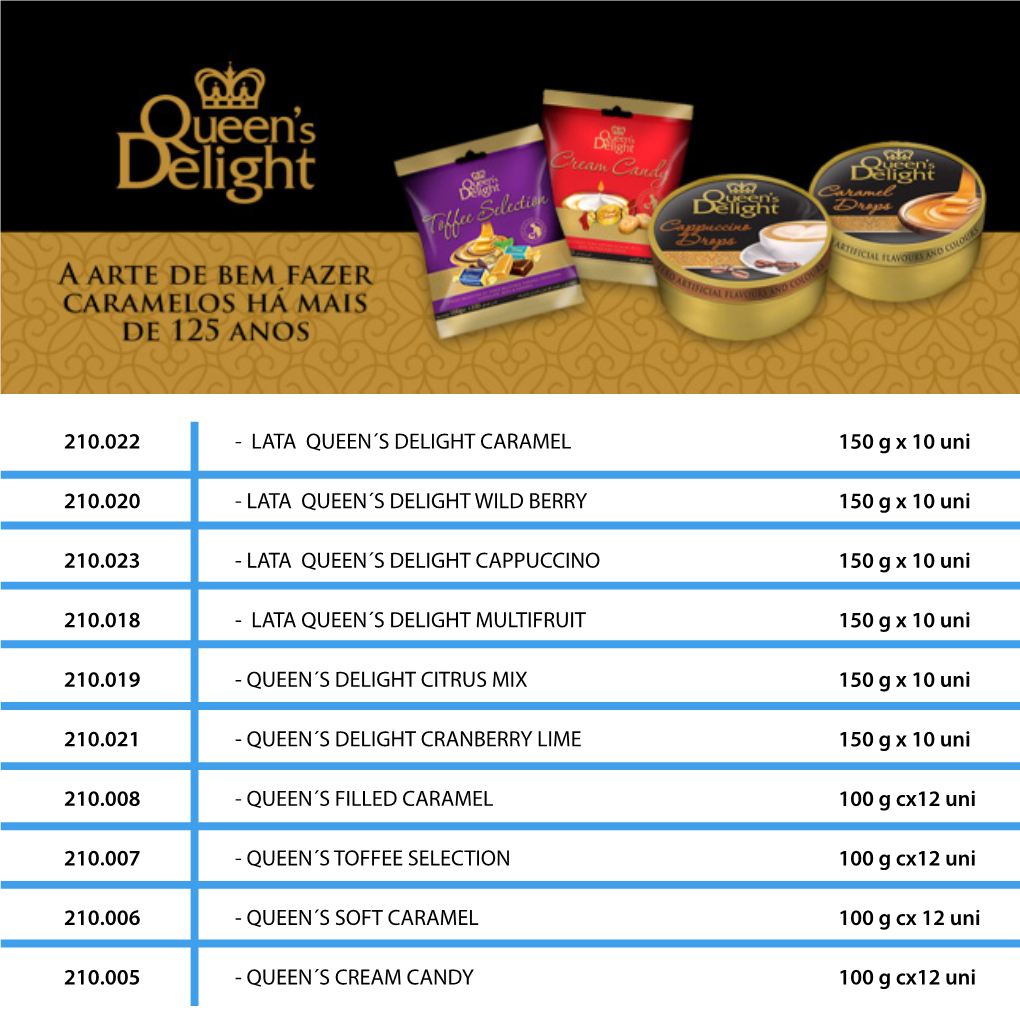 LATA QUEEN´S DELIGHT CAPPUCCINO 150 G X 10 Uni