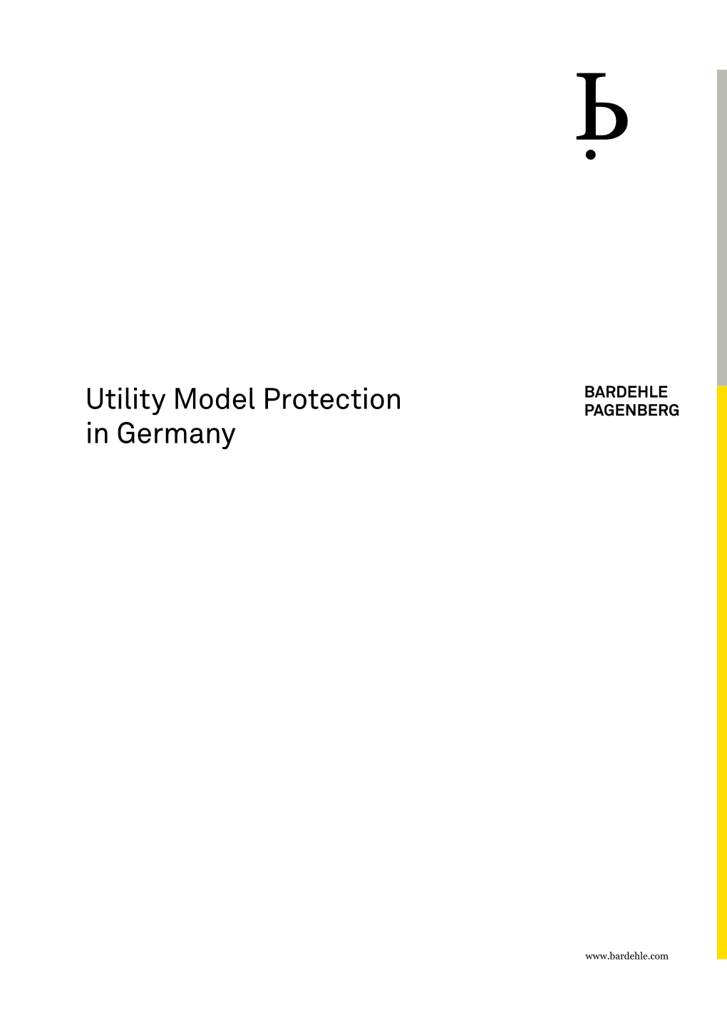 Utility Model Protection in Germany