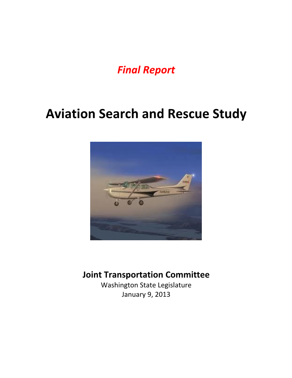 Aviation Search and Rescue Study Final Report