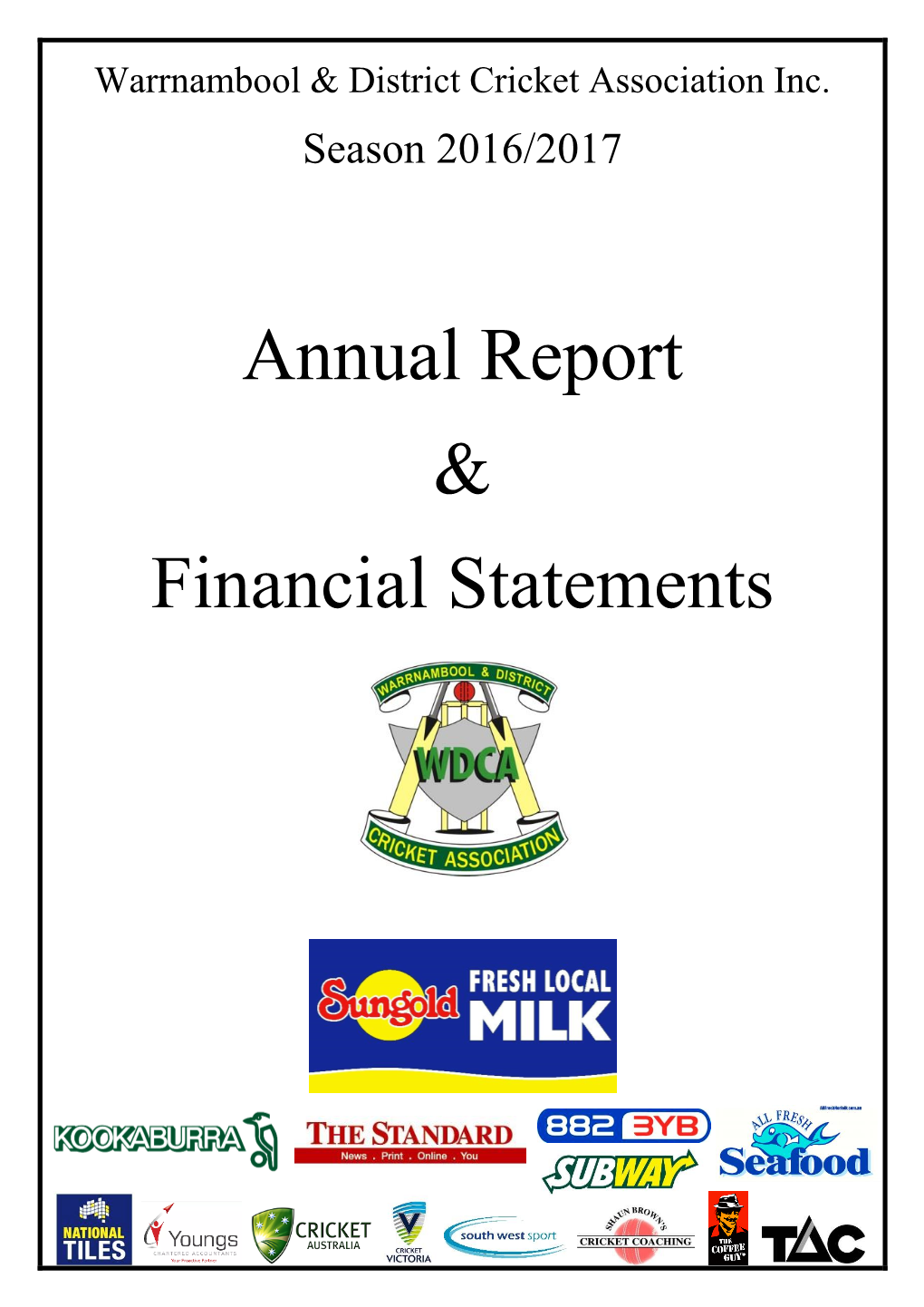 Annual Report & Financial Statements