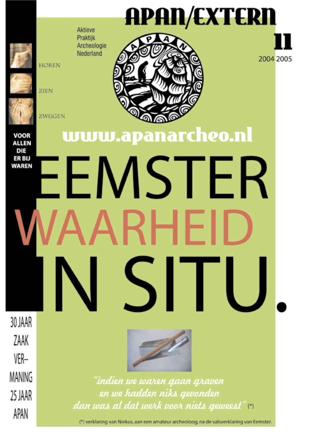 APAN/EXTERN 11- Eemster Waarheid in Situ