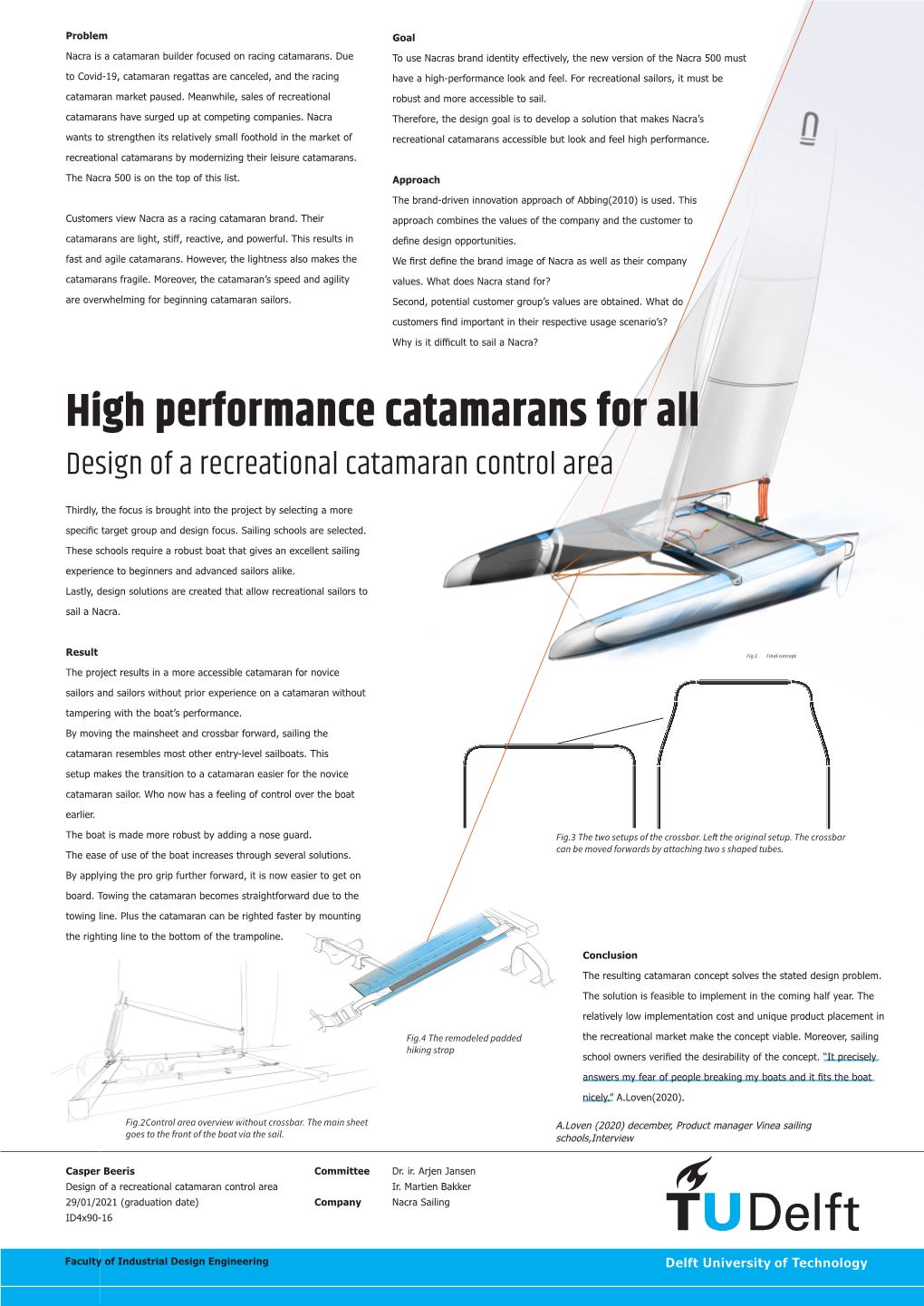 Design of a Recreational Catamaran Control Area