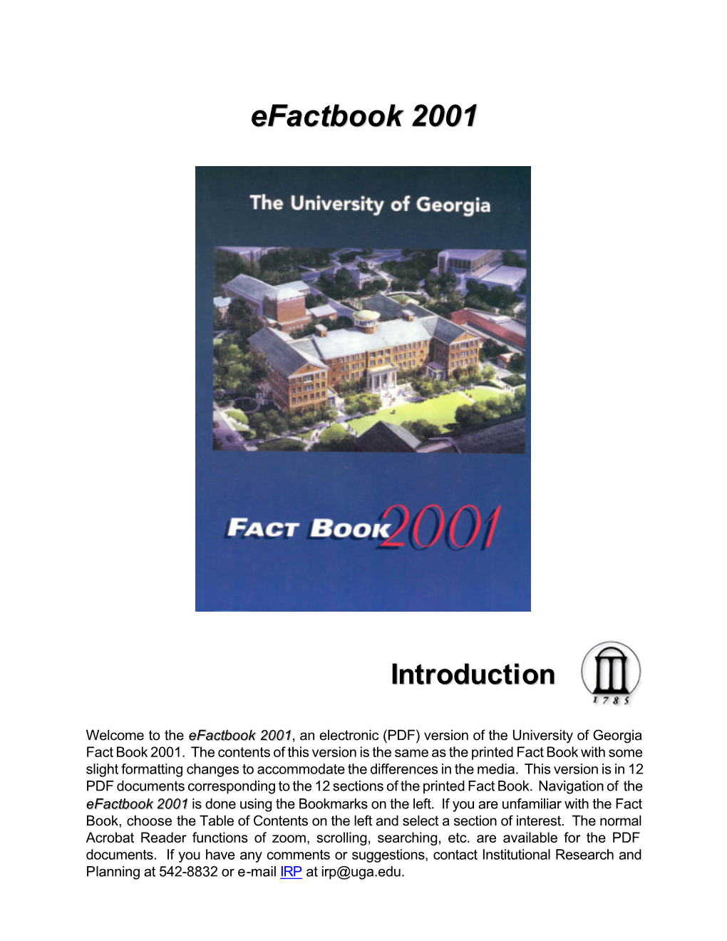 Efactbook 2001