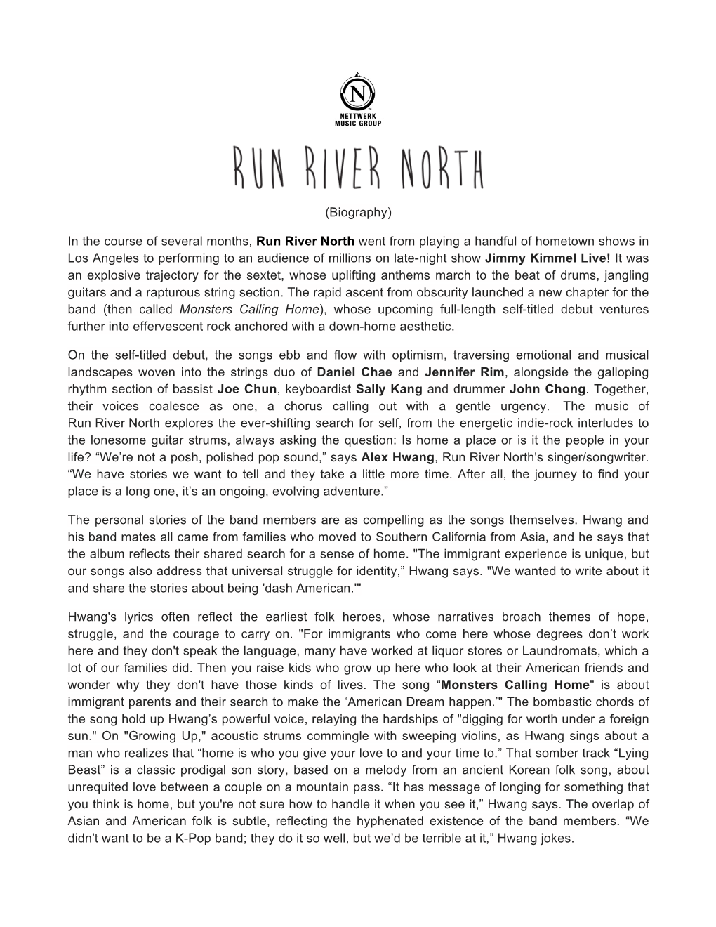 Run River North Bio FINAL