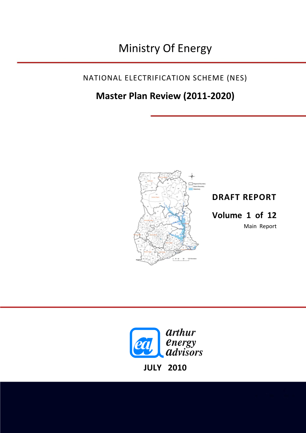 NATIONAL ELECTRIFICATION SCHEME (NES) Master Plan Review (2011-2020)