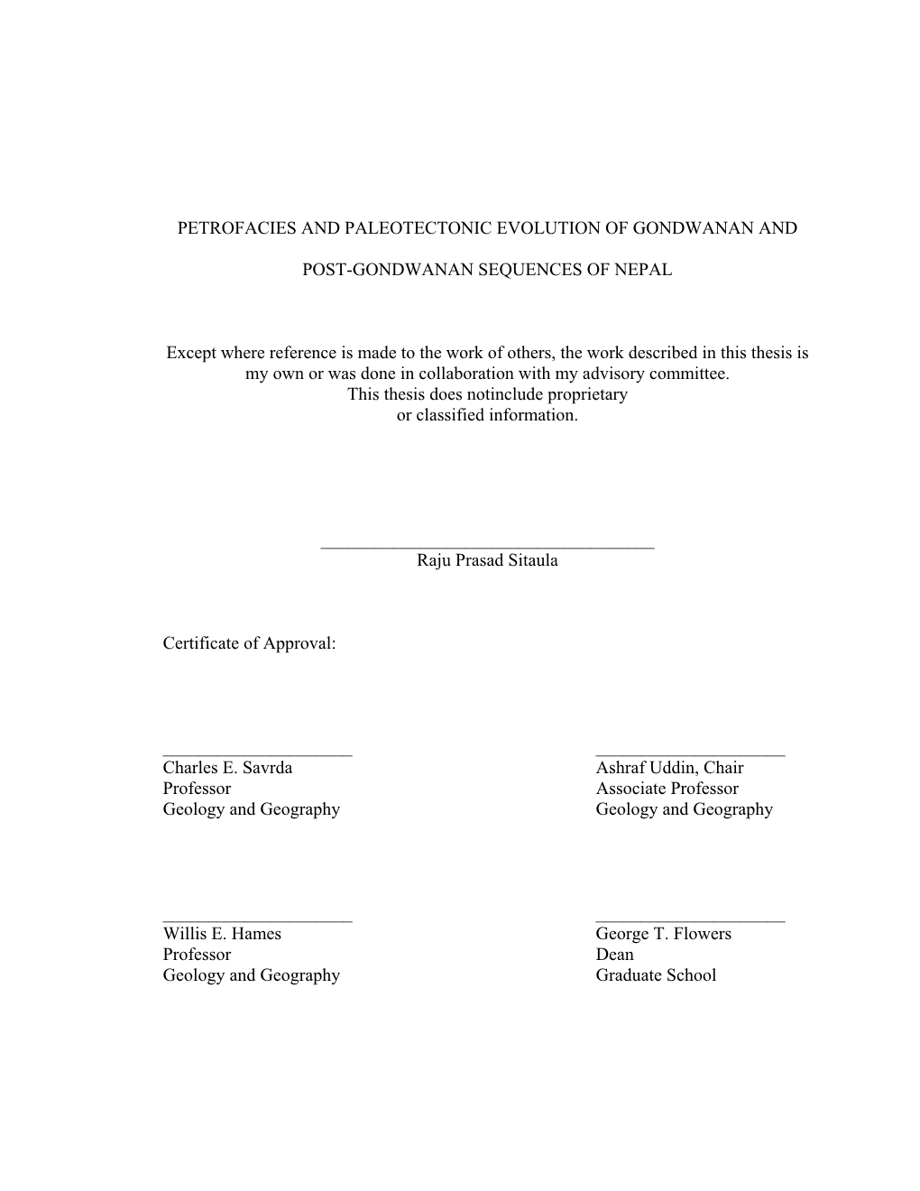 Petrofacies and Paleotectonic Evolution of Gondwanan And