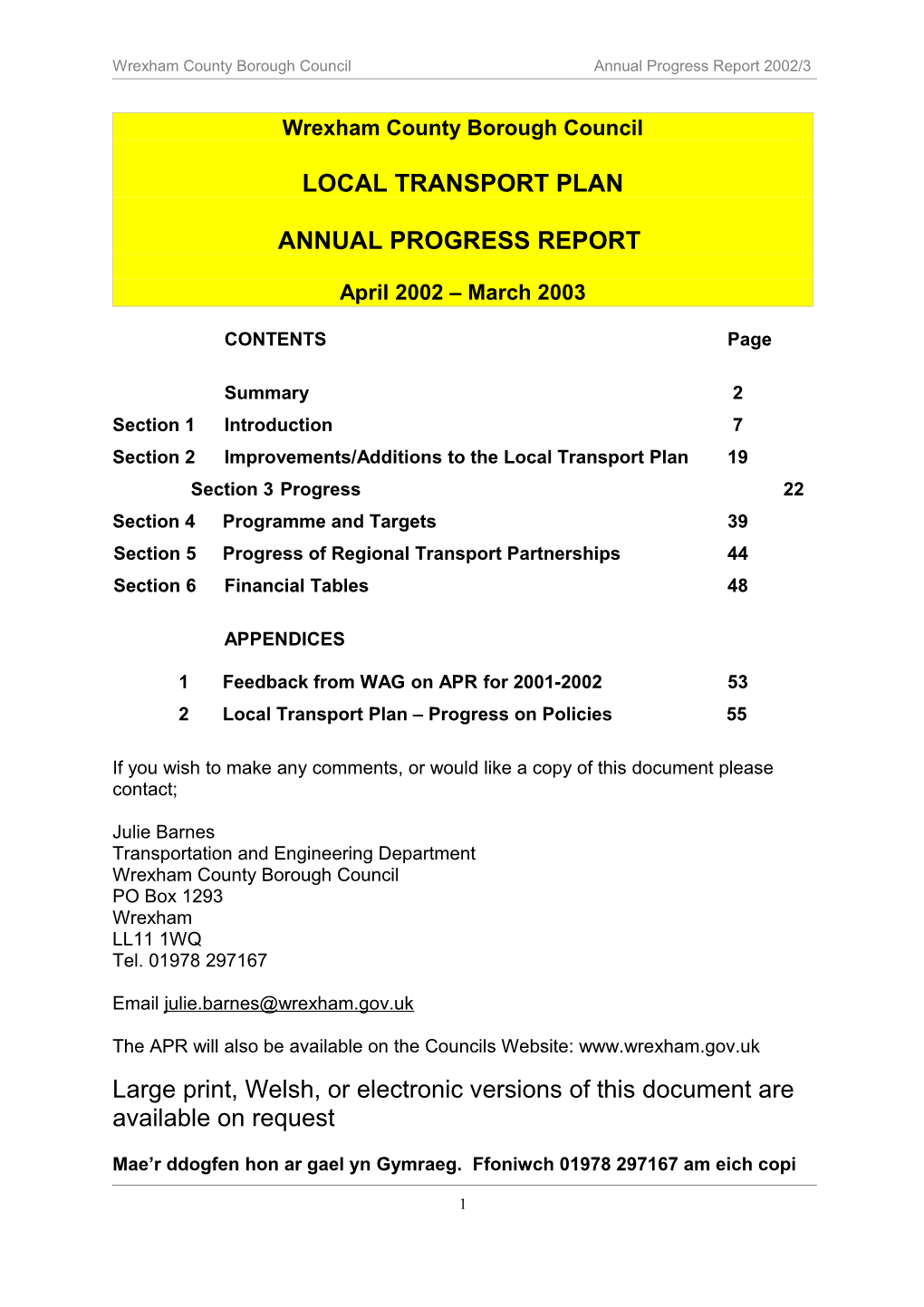 Wrexham County Borough Council