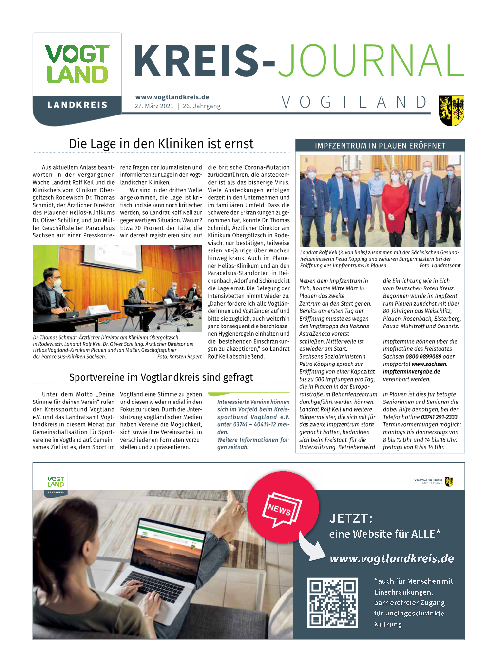 Kreis-Journal Vogtland März 2021