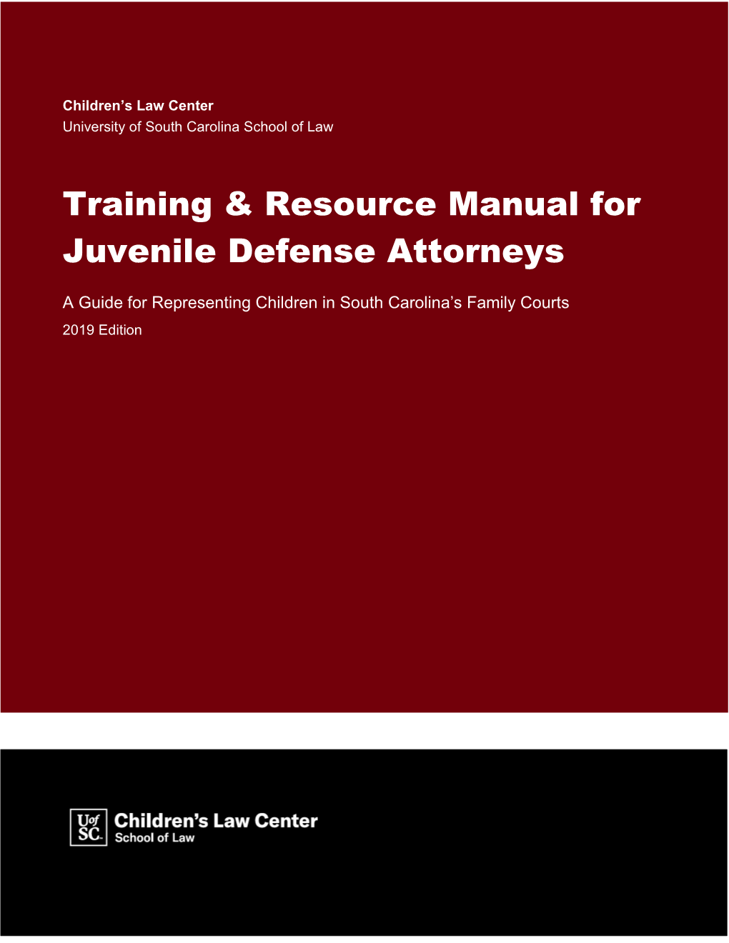 Quick Reference Guide to the Juvenile Justice System in South Carolina