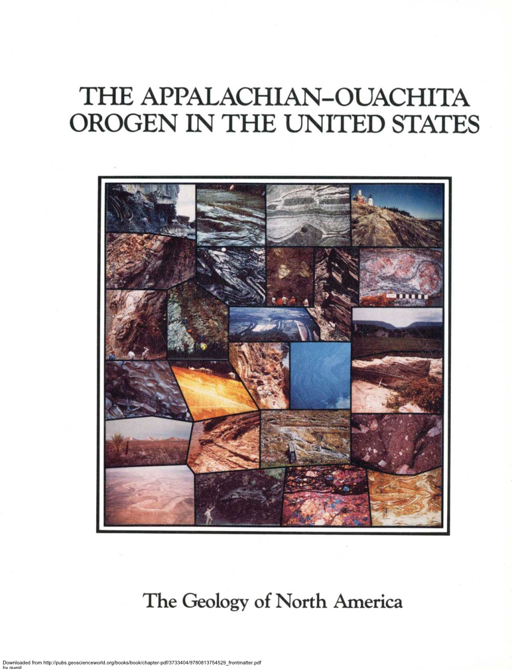 The Appalachian-Ouachita Orogen in the United States