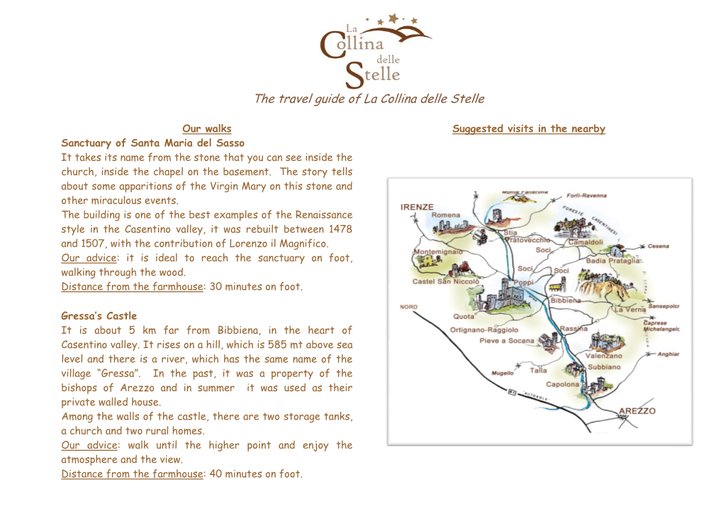 The Travel Guide of La Collina Delle Stelle